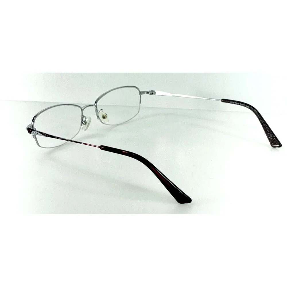 Kay Unger Eyeglasses K228 BUR, 53-17-140 Burgundy & Silver Frames Only